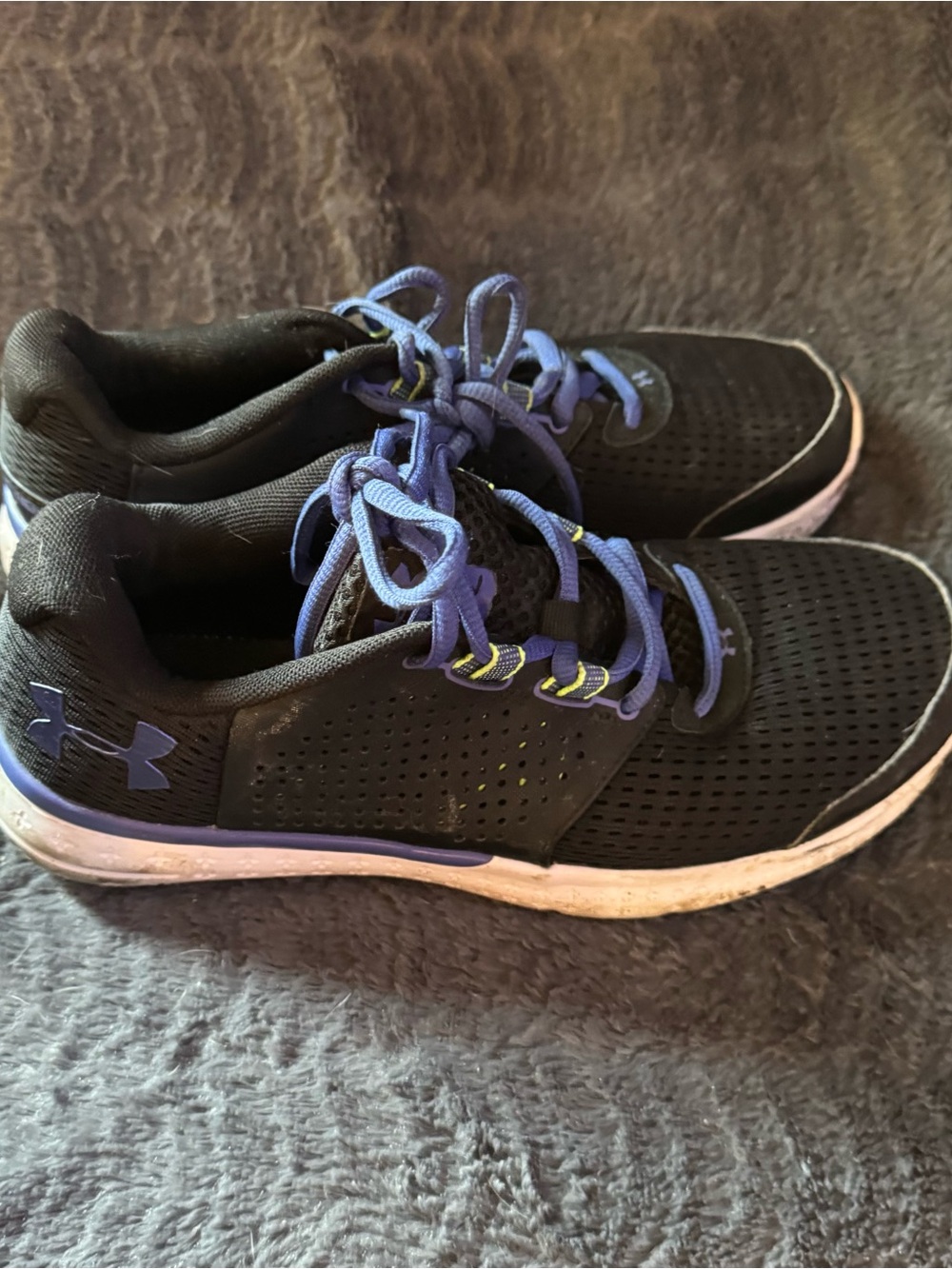 Under Armour Black and Blue Women's Training Sneakers